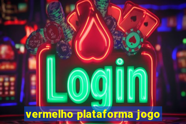 vermelho plataforma jogo